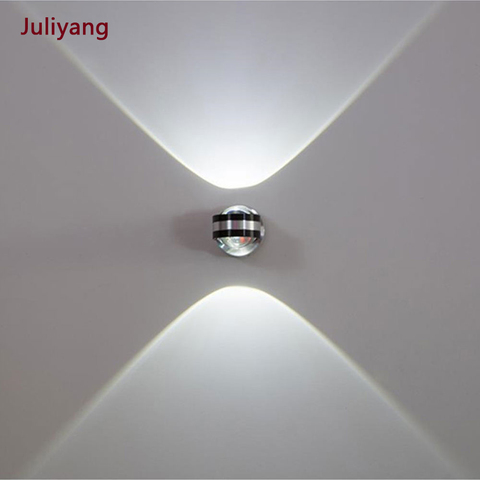 6W LED double head crystal wall lamp modern indoor hotel decoration light living room bedroom bedside aisle Sconce Lights lamp ► Photo 1/6