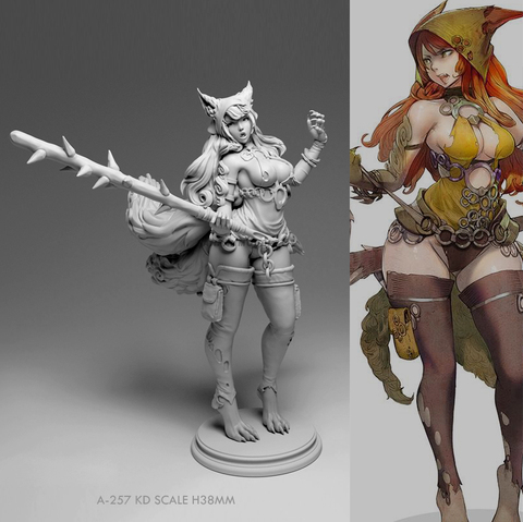 35mm Resin figure kits model self-assembled  A-257 ► Photo 1/1