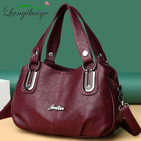 2022 New Leather Messenger Bag Luxury Handbags Women Bags Designer Handbags High Quailty 2022 Shoulder Bags Tote sac a main ► Photo 1/6
