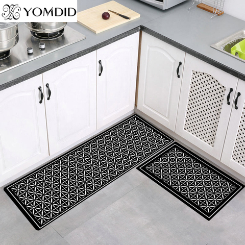 YOMDID Long Kitchen Mat Bath Carpet Floor Mats Home Entrance Doormat Absorbent Living Room Bathroom Printed Rug alfombra cocina ► Photo 1/6