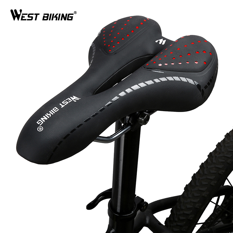 Bike Skidproof Saddle Mountain MTB Road Bicycle Cycling Comfort Seat Gel Pad