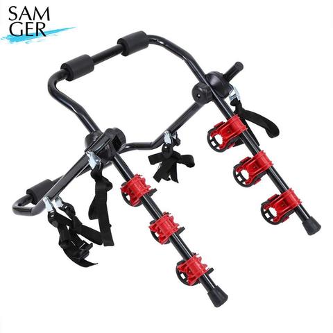 Samger Universal Car Rear Bike Carrier Bicycle Stand Carrier Loading 3 bikes below 60 kg Folding Car Bike Mount ► Photo 1/6