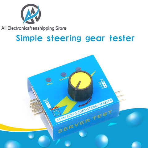 Servo Tester Gear Test CCPM Consistency Master Checker 3CH 4.8-6V with Indicator Light ► Photo 1/6