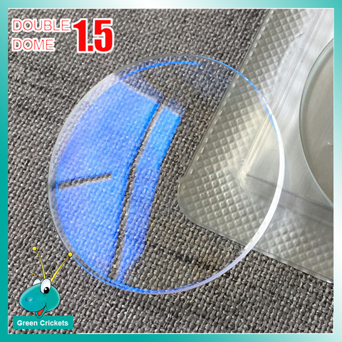 DD26325 Mineral Blue Light Watch Glass Parts 1.5mm thick 26mm-32.5mm AR Coated Double Dome Curved Surface Watch Glass ► Photo 1/4