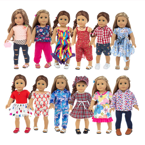 2022 New Suit collection Fit for American Girl Doll Clothes 18-inch Doll , Christmas Girl Gift(only sell clothes) ► Photo 1/6