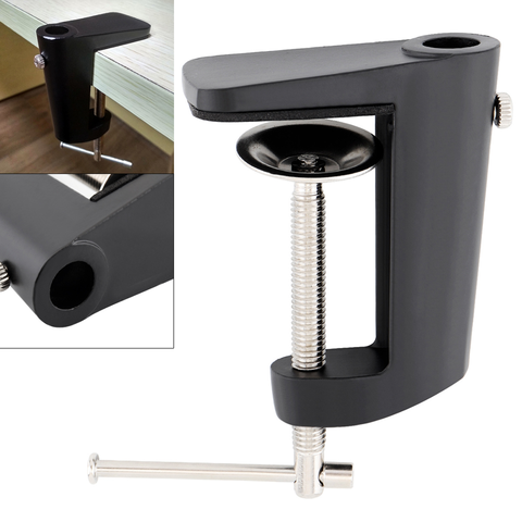 Aluminum Alloy Cantilever Bracket Clamp with 12MM Hole Diameter and Non-slip Mat for Mic Stand and Other Audio Accessories ► Photo 1/6