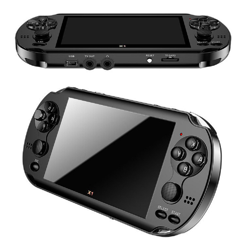 4.3 Inch Game Console For PSP Game Console Classic Dual-Shake Game Console 8G Built-in 10,000 Games 8/16/32/64/128 Bit Games ► Photo 1/6