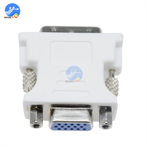 DVI-D24+1 to VGA Converter Adapter 1080P DVI Male to VGA Female 15 Pin for HDTV LCD Display PC Laptop Connector ► Photo 1/6