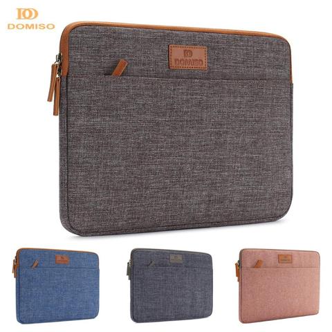 DOMISO 10 11 13 14 15.6 Inch Laptop Sleeve Canvas Case Tablet Bag Protect Computer Pouch Skin Cover for Lenovo / HP /Acer/ Apple ► Photo 1/6