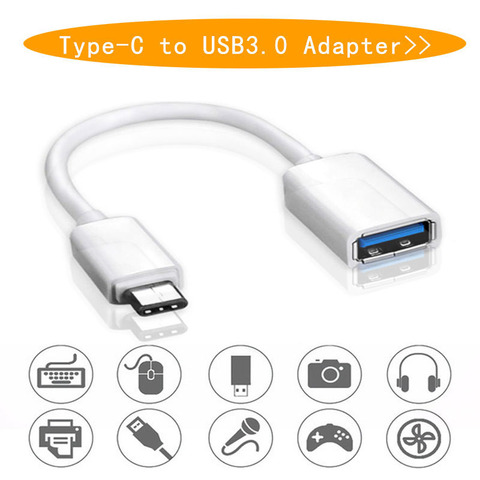 Type C USB 3.1 Male To OTG Type-A Female Adapter Cord for Android LeTV Huawei Oppo Vivo Tablet PC Samsung Smartphone ► Photo 1/6
