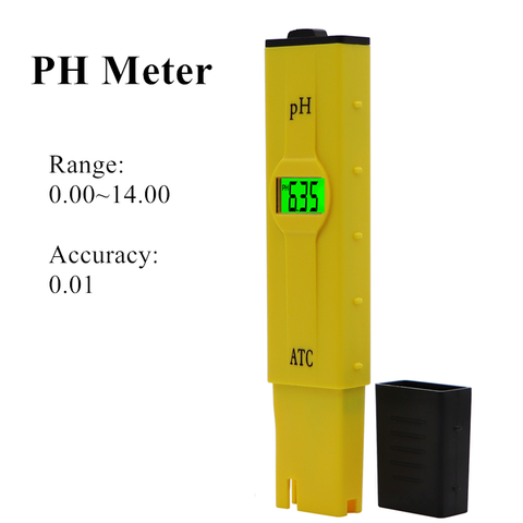 LCD PH Meter ph Tester Accuracy 0.01 Aquarium Pool Water Wine Urine Automatic Calibration with backlight Water Purity Monitor ► Photo 1/6