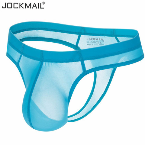 JOCKMAIL Sexy Underwear men Jockstrap G string men bikini tanga Gay Underwear Thong mens briefs calzoncillos cuecas slip homme ► Photo 1/6