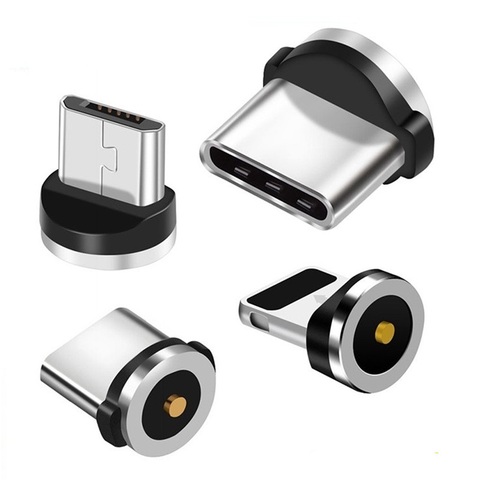 Magnetic Plug For IPhone Android TYPE-C Magnetic Sucker Head 360 Degree Rotating Head Charging Feature Blind Suction Instant ► Photo 1/6