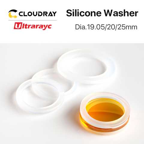 Smartrayc Silicone Washer 19.05 20 25mm for CO2 Laser Focusing Lens Mirrors ► Photo 1/3