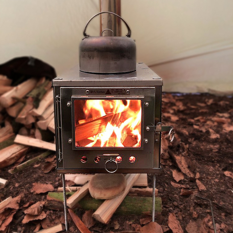 Thous Winds bushcraft Outdoor ultralight titanium alloy wood stove detachable stove multipurpose camping tent heating stove ► Photo 1/6