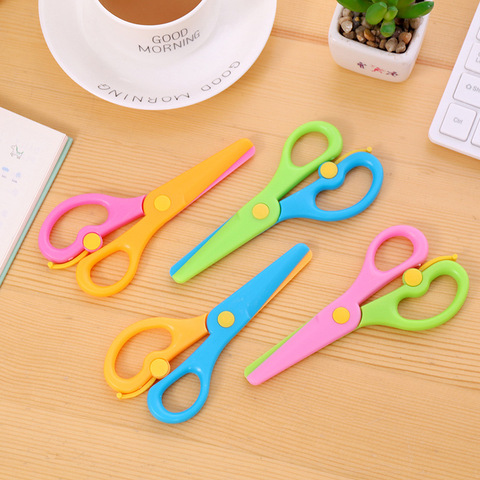 Child Scissors For Toddlers Safety Scissors DIY Photo Plastic