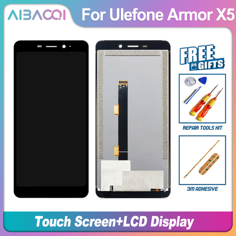 AiBaoQi New Original 5.5 Inch Touch Screen+1440x720 LCD Display Assembly Replacement For Ulefone Armor X5 Android 9.0 Phone ► Photo 1/1
