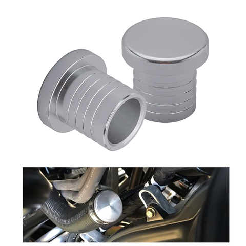 25/34mm Alloy Aluminium Dump blow off valve Bov Blanking Plug Silicone Hose Blanking Plug ► Photo 1/6