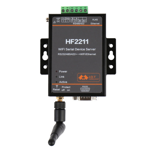 HF2211 Serial to WiFi RS232/RS485/RS422 to WiFi/Ethernet Converter Module for Industrial Automation Data Transmission ► Photo 1/3