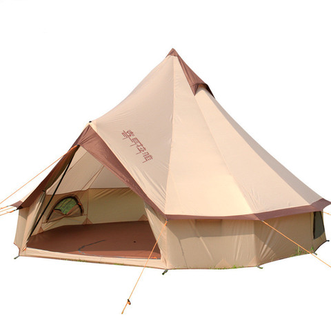 8-10 Person Mongolia Yurt Large Tent Outdoor Waterproof Oxford Family Tent for Self-drive Camping Wild Survival Fishing Picnic ► Photo 1/1