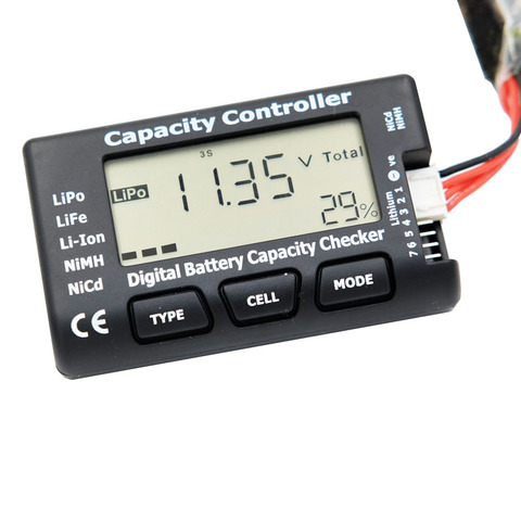 RC CellMeter-7 Digital lipo battery capacity checker for Lipo/Life/Lilo/NiCd/NiMh Battery Checker ► Photo 1/1