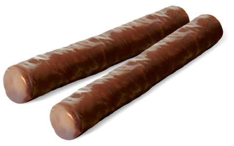 Трубочки вафельные с шоколадно-ореховым вкусом (коробка 2 кг) ► Photo 1/1
