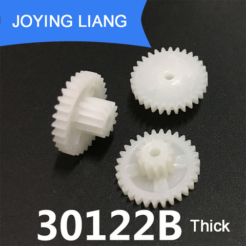 30122B Thick 0.5M Plastic POM Gear Diameter 16mm 30 Teeth 12 Teeth Double Layer Gear 2mm Hole DIY Toy Parts Accessories ► Photo 1/1