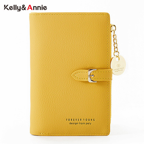 Brand Design Leather Wallet Many Department Card Holders Zipper Coin Porcket Ladies Purse Female Wallets Women Small Cartera ► Photo 1/6