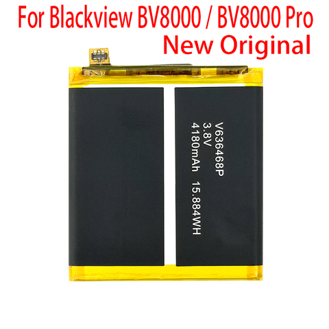 In Stock 4180mAh New Battery For Blackview BV8000 BV 8000 Pro V636468P High Quality B+Tracking Number ► Photo 1/6