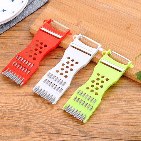 1PC Household kitchen multi-function vegetable cutter potato shredder radish shredder cucumber slicer manual peeler A135 ► Photo 1/6