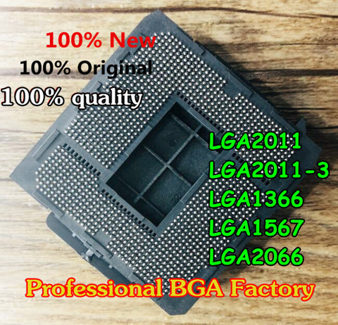 For Socket LGA2011 LGA1200 LGA2011-3 LGA1366 LGA1567 LGA2066 100% New CPU Base Socket PC BGA Base ► Photo 1/1