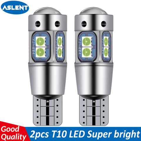 ASLENT T10 W5W High Quality LED Car Turn Side Light Marker Lamp WY5W 501 168 192 LED Auto Wedge Parking Bulb Car Styling Light ► Photo 1/6