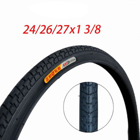 Bicycle tires 20/22/24/26/27 x1 3/8 Tires 24”20/22/24/26/27 inch Tires ladies folding BMX bike inner tubes camera tire ► Photo 1/6