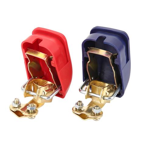 Universal 1 Pair 12V Quick Release Battery Terminals Clamps for Car Caravan Boat Motorcycle Car-styling Battery Terminals Clamps ► Photo 1/6