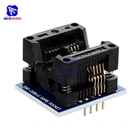 SOIC8 SOP8 to DIP8 Programmer Adapter Socket Converter 200mil Wide Chip ► Photo 1/6