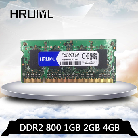 Laptop Memory PC2-6400S DDR2 4GB 2GB 1GB 800MHZ  DDR 2 800 mhz PC2 6400 1G 2G 4G memoria Notebook Ram 1.8V Sodimm SO-DIMM ► Photo 1/5