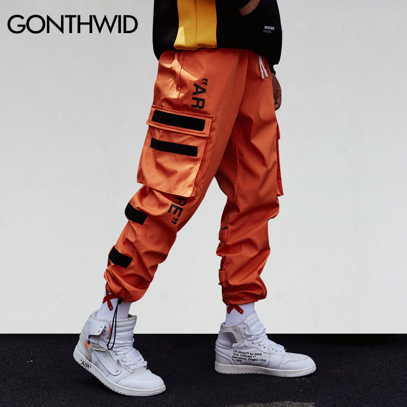 Men/'s Casual Hip Hop Harem Pants Trousers Cargo Joggers Streetwear Fashion Pants