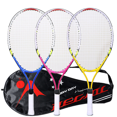 1pcs 23 Inch Special Tennis Racket for Teenagers Aluminum Alloy Tennis Racket Strong Nylon Wire Suitable for Children's Training ► Photo 1/5