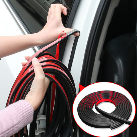 Car Door Rubber Seal Sound Insulation Strip for Land Rover LR4 LR2 Evoque discovery 2 3 4 freelander 1 2 Range Rover ► Photo 1/5