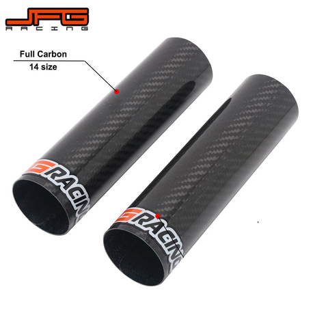 Motorcycle 150-250MM Carbon Fiber Adjustable Front Fork Shock Guard Protector For KTM EXC SX SXF XC XCF XCW 125 250 350 450 530 ► Photo 1/5