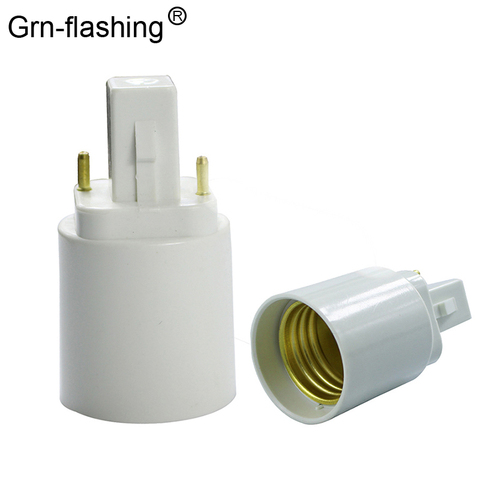 1Pcs Retardant G24 To E27 Lamp Holder Converters Light Bulb Base Socket LED Halogen CFL Lamp Converter G24 bulb Adaptor Screw ► Photo 1/5