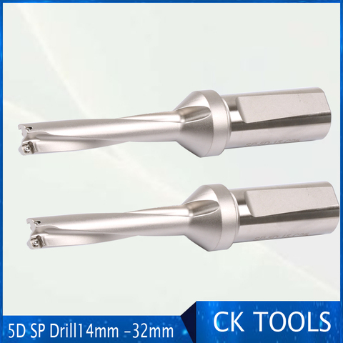 5D fast long diameter metal  ZD05 14mm -32mm SP Drill Type For U Drilling Shallow Hole indexable indexable  insert drills ► Photo 1/6