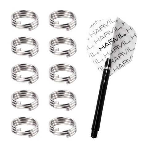 100pcs Professional Dart Shaft Steel Ring For Nylon Darts Shafts Dart Accessories With Good Quality ► Photo 1/3