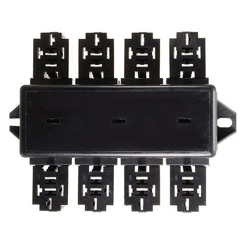 20 Slot Blade Fuse Holder 8 Way Relay Box Circuit Protector Distribution Block Car Fuse Relay Holder ► Photo 1/6