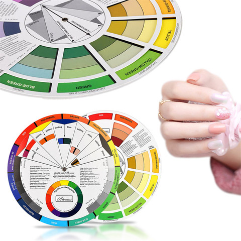 Permanent Makeup Tattoo Supplies Color Wheel Ink Chart Paper Accessories Professional Tattoo Equipment Pigments Wheel Swatches ► Photo 1/6