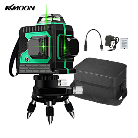 Laser Level 12 Lines 3D Self-Leveling 360 Degree Horizontal & Vertical Cross Lines Touch Control Laser Level With Pivoting Base ► Photo 1/6