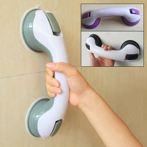 1pcs 12'' Inch Bathroom Grip Handle Shower Tub Suction Cups Grab Bar Handle Support Safety Strong Mount Grab Bar Support ► Photo 1/6