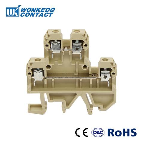 10Pcs  DK-4Q/35  Weidmuller Connector  Feed Through Double Tier Terminal Block Multi Conductor  DK4Q35 SCREW ► Photo 1/6