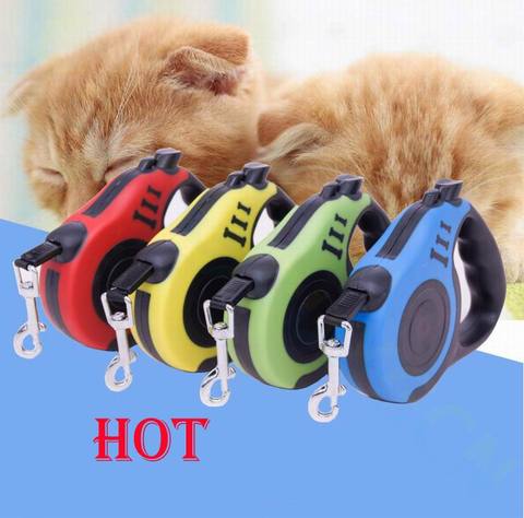 3/5M Durable Dog Leash Retractable Nylon Portable Cat Walking Running Leash Leads automatic Extending Puppy Dog Leash Rope ► Photo 1/6