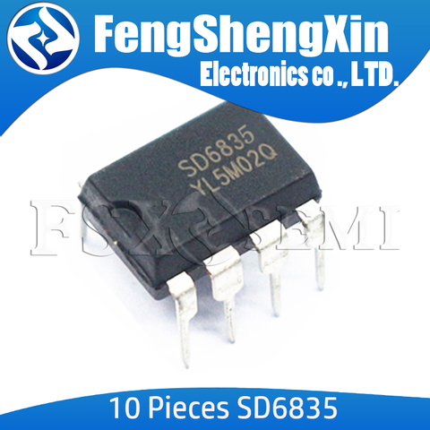 10pcs SD6835 DIP-8 6835 DIP8 DIP LCD power control chip IC ► Photo 1/1